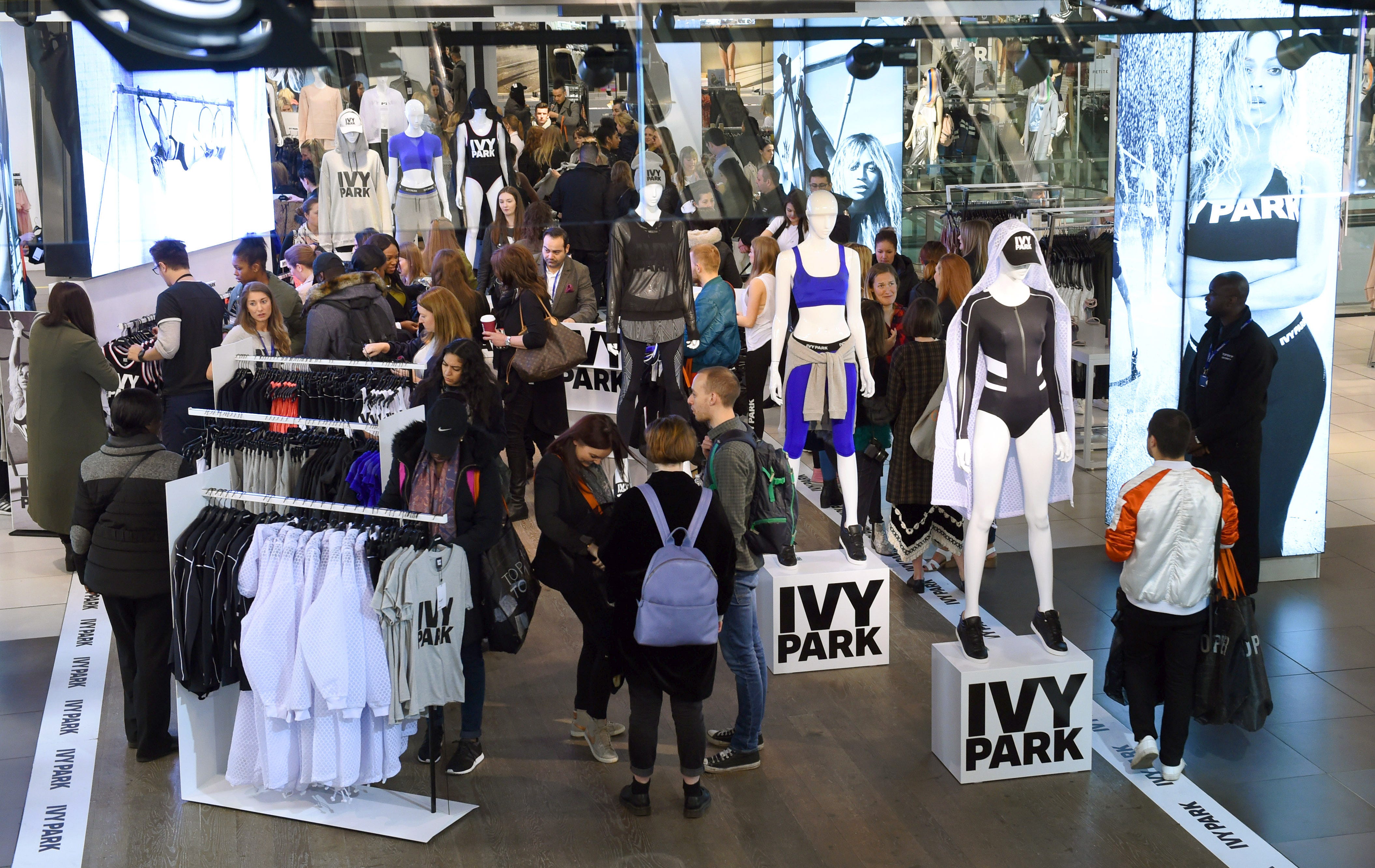 ivy park in store